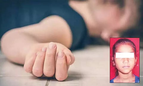 பள்ளியின் 3-வது மாடியில் இருந்து குதித்து 8-ம் வகுப்பு மாணவி தற்கொலை