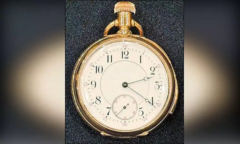 டைட்டானிக் கப்பலில் இருந்து எடுக்கப்பட்ட தங்க கெடிகாரம்: எவ்வளவு ஏலம் போனது தெரியுமா?