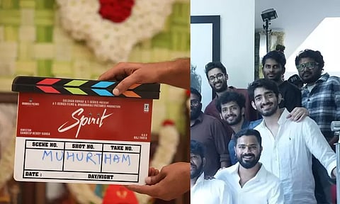 Trivikram and Ravi Teja’s sons join the team of ‘Spirit’