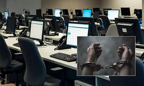 பெங்களூருவில் கால்சென்டர் ஊழியர்களை கடத்தி பணம் பறிப்பு - போலீஸ்காரர் உள்பட 8 பேர் கைது