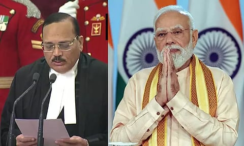 சுப்ரீம் கோர்ட்டு தலைமை நீதிபதியாக சூர்யகாந்த் பதவியேற்பு: பிரதமர் மோடி வாழ்த்து