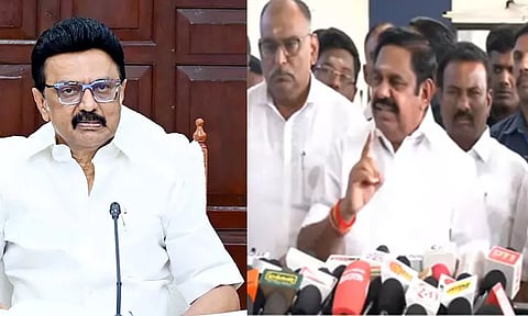 விவசாயிகள் உற்பத்தி செய்த நெல்லை அரசு முறையாக கொள்முதல் செய்யவில்லை - எடப்பாடி பழனிசாமி குற்றச்சாட்டு