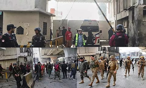 பாகிஸ்தான்: துணை ராணுவ தலைமையகத்தில் தற்கொலைப்படை தாக்குதல் - 3 ராணுவ வீரர்கள் பலி