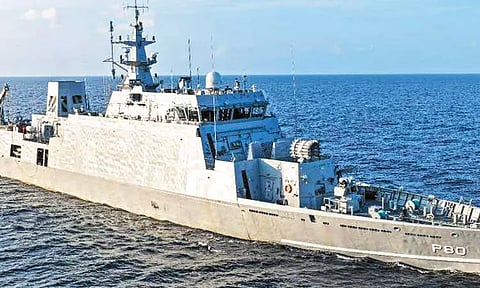 ஐ.என்.எஸ். மாஹே போர்க்கப்பல் இந்திய கடற்படையில் இணைப்பு