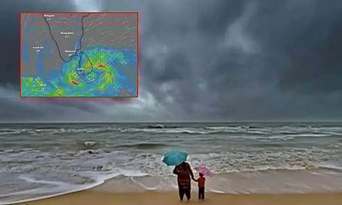 வங்கக்கடலில் காற்றழுத்த தாழ்வுப்பகுதி: புயலாக மாறி தமிழகத்தை நோக்கி நகருமா?