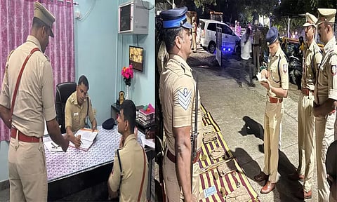 தாளமுத்துநகர் காவல் நிலையத்தில் எஸ்.பி. ஆல்பர்ட் ஜான் ஆய்வு