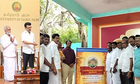 தோரணமலை கிரிவல பாதை அமைக்கும் பணி... காணொளி காட்சி வாயிலாக அடிக்கல் நாட்டிய முதலமைச்சர்