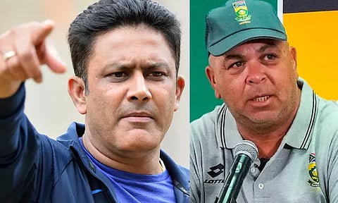 இந்தியாவை தரக்குறைவாக பேசிய தென் ஆப்பிரிக்க பயிற்சியாளர் - அனில் கும்ப்ளே பதிலடி