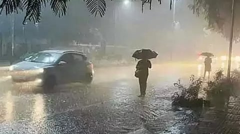 நள்ளிரவு 1 மணி வரை மழைக்கு வாய்ப்புள்ள மாவட்டங்கள்