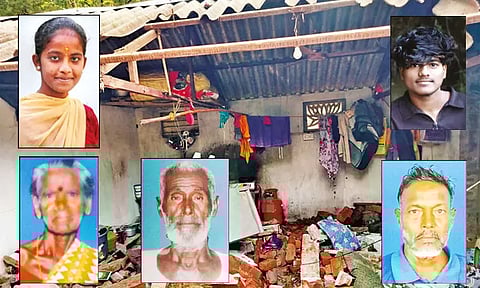 உள்படம் மேல் வரிசை: ரேணுகா, பிரதாப்; கீழ் வரிசை: சரோஜா, பலவேசம், சுப்பிரமணி