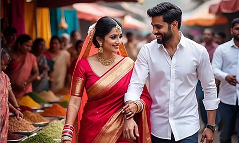 உ.பி.யில் அவலம்; மேடையில் மாலை மாற்றி விட்டு, காதலனுடன் மணமகள் ஓட்டம்