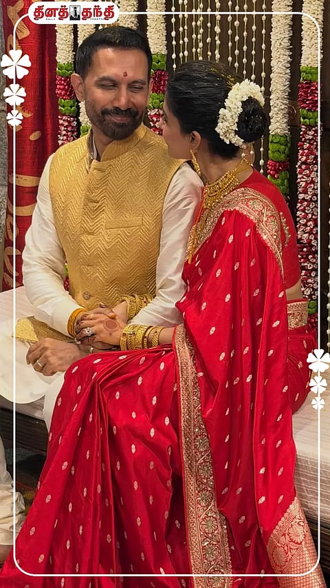 நடிகை சமந்தாவின் திருமண புகைப்படங்கள்.!!
