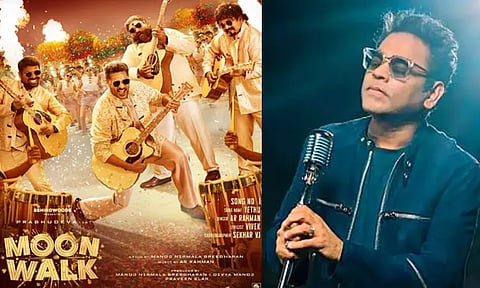 “மூன்வாக்” படத்தின் அனைத்து பாடல்களையும் பாடிய ஏ.ஆர். ரகுமான்