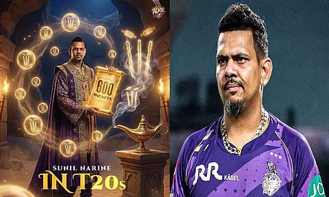 20 ஓவர் கிரிக்கெட்டில் 600 விக்கெட் வீழ்த்திய சுனில் நரைன்