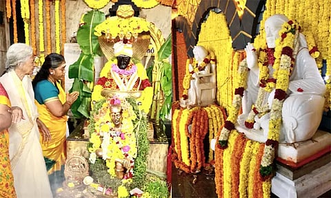 சீரடி சாய்பாபாவை தரிசனம் செய்த பக்தர்கள்