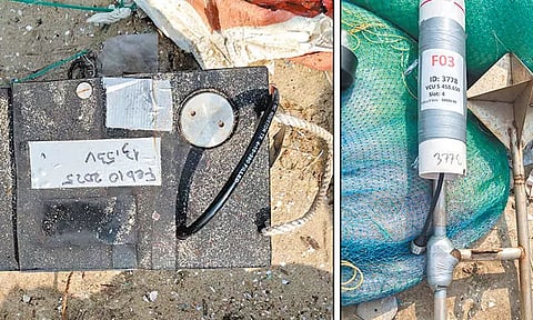 திருவள்ளூர்: மீனவர் வலையில் சிக்கிய மர்மப்பொருள்