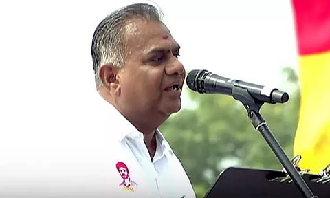 காற்றை மறைக்க முடியுமா? விஜய் ஆட்சியில் அமர்வார்: புஸ்சி ஆனந்த் பேச்சு