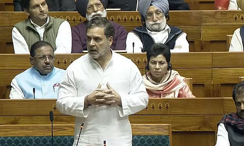 எஸ்.ஐ.ஆர்.பணிகளை உடனே நிறுத்த வேண்டும்; மக்களவையில் ராகுல் காந்தி வலியுறுத்தல்