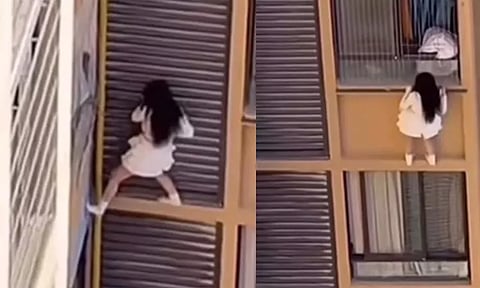 காதலனுடன் உல்லாசம்.. வீட்டிற்குள் நுழைந்த மனைவி..10-வது மாடியில் இருந்து குதித்து தலைதெறிக்க ஓடிய கள்ளக்காதலி