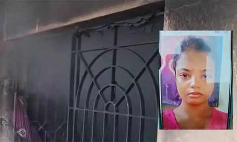 சென்னை திருவொற்றியூரில் தீ விபத்து - பெண் உடல்கருகி பலி