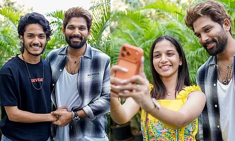 Allu Arjun met the 'Court' film crew...the photos are going viral.