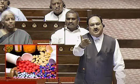 நாட்டில் 3,104 தரமற்ற, 245 போலியான மருந்துகள் கண்டுபிடிப்பு; ஜே.பி. நட்டா தகவல்