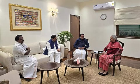 நிர்மலா சீதாராமனுடன் நயினார் நாகேந்திரன் சந்திப்பு