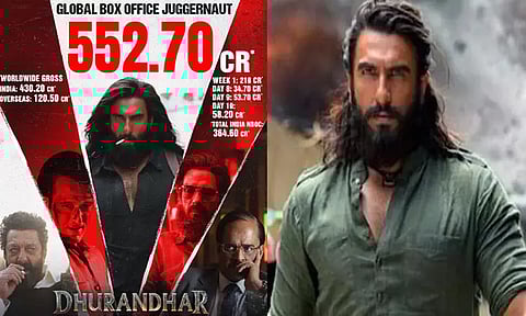 10 நாட்களில் ரூ. 552 கோடி வசூலித்த “துரந்தர்”
