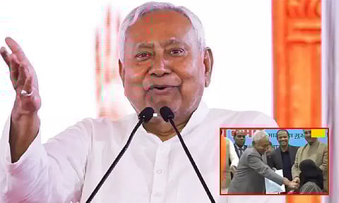 பெண் டாக்டரின் ஹிஜாப்பை இழுத்து... மீண்டும் சர்ச்சையில் நிதிஷ் குமார்