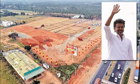 நாளை மறுநாள் ஈரோட்டில் விஜய் பிரசார கூட்டம்.. மைதானம் சீரமைக்கும் பணிகள் தீவிரம்