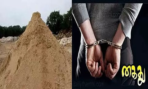 திருநெல்வேலியில் எம்.சாண்ட் மணல் திருடிய வாலிபர் கைது: லாரி பறிமுதல்