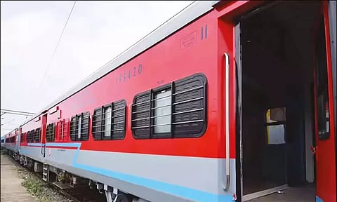 திருச்சி-திருவனந்தபுரம் இன்டர்சிட்டி ரெயிலில் இன்று முதல் எல்.எச்.பி. பெட்டிகள் இணைப்பு