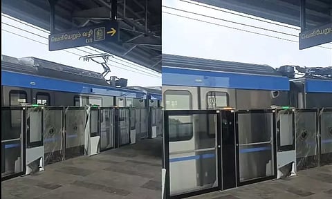 சென்னை மெட்ரோ ரெயில் நிலையங்களில் புதிய வசதி: நடைமேடை தடுப்பு கதவுகள் அமைப்பு