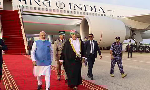 ஓமன் சென்றடைந்தார் பிரதமர் மோடி: முக்கிய ஒப்பந்தங்கள் கையெழுத்தாகிறது