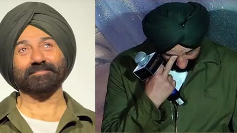 The star hero shed tears on stage