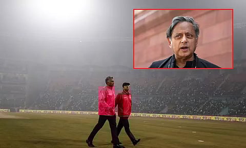 பனிமூட்ட காலங்களில் கிரிக்கெட் போட்டிகளை தென்னிந்தியாவில் நடத்தலாம் - சசிதரூர் யோசனை