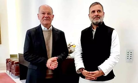 ஜெர்மனி முன்னாள் பிரதமருடன் ராகுல் காந்தி சந்திப்பு