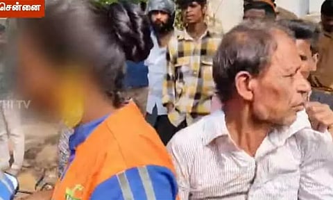 சென்னையில் தூய்மை பணியாளருக்கு பாலியல் தொந்தரவு - முதியவருக்கு தர்ம அடி கொடுத்த பொதுமக்கள்