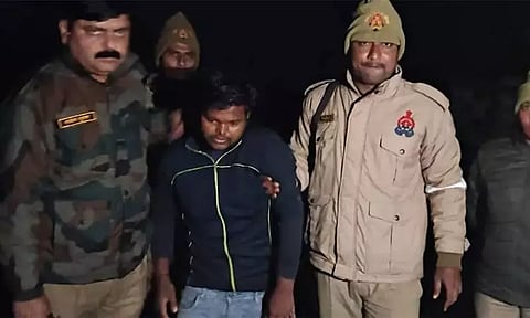 உ.பி.: சிறுமியை பாலியல் வன்கொடுமை செய்த இளைஞரை துப்பாக்கியால் சுட்டுப்பிடித்த போலீசார்