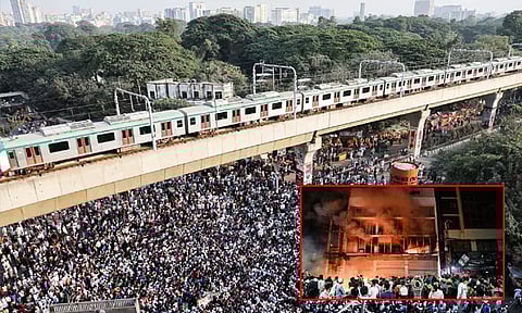 வங்காளதேச வன்முறைக்கு பத்திரிகையாளர் பலி; இந்து வாலிபரை கொன்று, கம்பத்தில் தொங்க விட்டு, உடலை எரித்த கொடூரம்