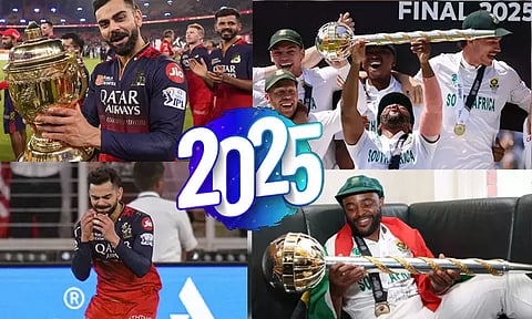 ப்ளேஷ்பேக் 2025: நிறைவேறிய கோப்பை கனவு... சாதித்த 2 அணிகள் - விரைவான பார்வை