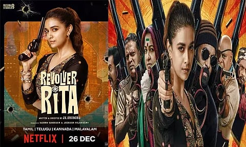 ஓ.டி.டிக்கு வரும் கீர்த்தி சுரேஷின் “ரிவால்வர் ரீட்டா” படம் - எங்கு, எப்போது பார்க்கலாம்?