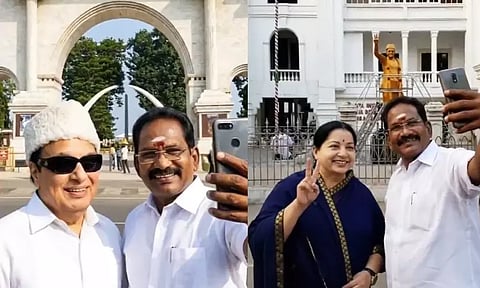 எம்.ஜி.ஆர்., ஜெயலலிதாவுடன் செல்பி வீடியோ: மன்னிக்கவும் தப்புதான் - செல்லூர் ராஜு பதிவு