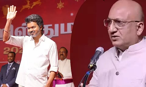 பெண்கள், குழந்தைகளுக்கு பாதுகாப்பான மாநிலம் தமிழ்நாடு- விஜய் முன்னிலையில் ஆற்காடு நவாப் பேச்சு