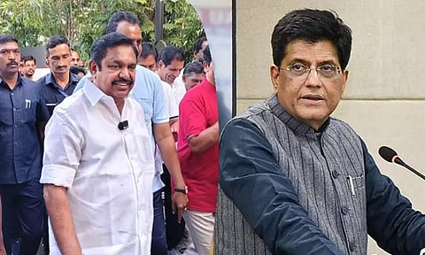 நாளை தமிழகம் வருகிறார் பியூஷ் கோயல்; தொகுதி பங்கீடு குறித்து எடப்பாடி பழனிசாமியுடன் ஆலோசனை