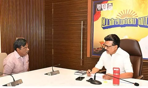 3 தொகுதி திமுக நிர்வாகிகளுடன் முதல்-அமைச்சர் மு.க.ஸ்டாலின் 'ஒன் டூ ஒன்’ சந்திப்பு