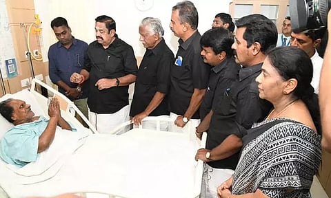 தமிழ்மகன் உசேனை சந்தித்து நலம் விசாரித்தார் எடப்பாடி பழனிசாமி