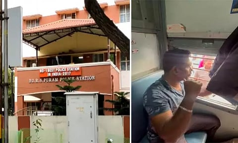 ஓடும் ரெயிலில் சட்டக்கல்லூரி மாணவிக்கு பாலியல் தொல்லை - காவலர் சஸ்பெண்ட்