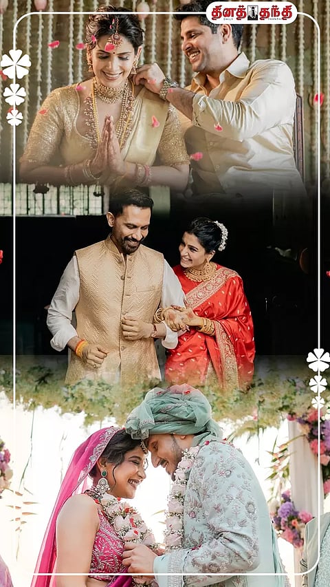 2025ல் திருமணம் செய்துகொண்ட சினிமா பிரபலங்கள்!