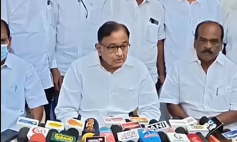 100 நாள் வேலைத் திட்டத்தை சிதைத்து புதைத்து விட்டனர் - ப.சிதம்பரம் குற்றச்சாட்டு